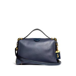 Coach Laural Frame Bag - Midnight Navy/brass